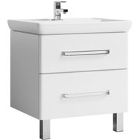 Тумба под раковину Aqwella Нео 60 Белая арт-Neo.01.06 — фото 1, Тумбы под раковину