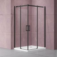 Товар: Душевой уголок Vincea Dice 100x100 профиль Черный стекло прозрачное арт-VSS-4D100CLB - фото 2 Душевой уголок Vincea Dice 100x100 профиль Черный стекло прозрачное арт-VSS-4D100CLB — фото 2, Квадратные душевые уголки