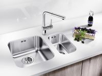 Кухонная мойка Blanco Supra 340-U Нержавеющая сталь полированная арт-518199 — фото 4, Кухонные мойки