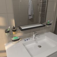 Мыльница Altasan Лотос Черная матовая арт-ЛТ30ЧМ — фото 3, Мыльницы