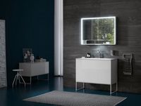 Зеркальный шкаф Keuco Royal Lumos 100 14304 171301 с подсветкой Серебрянный арт-14304171301 — фото 3, Зеркальные шкафы в ванную