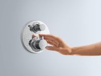 Смеситель для душа Hansgrohe Ecostat E с термостатом Хром арт-15758000 — фото 2, Смеситель для душа