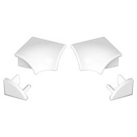 Набор заглушек и уголков Ravak 6 Белый арт-B440000001 — фото 1, Комплектующие для душевого оборудования