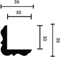 Товар: Профиль NMC Wallstyl 3037956 2000x36x36 мм арт-WE2 - фото 2 Профиль NMC Wallstyl 3037956 2000x36x36 мм арт-WE2 — фото 2, Стеновые уголки