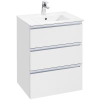 Тумба под раковину Roca The Gap 60 подвесная Белый глянец арт-A857404806 — фото 1, Тумбы под раковину