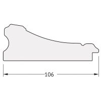 Зеркало Evoform Polygon 90х70 в багетной раме - Барокко золото 106 мм арт-BY 7243 — фото 4, Зеркала в ванную комнату
