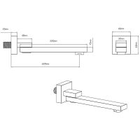 Душевая система Vincea Inspire с термостатом Вороненая сталь арт-VSFW-433TI1RGM — фото 15, Встраиваемые душевые комплекты