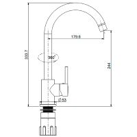 Смеситель для кухни Splenka Сатин арт-S201.40.05 — фото 12, Смесители для кухни