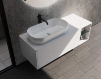 Товар: Тумба с раковиной SanVit Оскар 120 L подвесная Белая арт-koskar120L - фото 8 Тумба с раковиной SanVit Оскар 120 L подвесная Белая арт-koskar120L — фото 8, Тумбы с раковиной