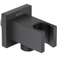 Шланговое подключение Aquatek Черное матовое арт-AQ2463MB — фото 1, Шланговые подключения