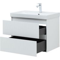 Тумба под раковину Aquanet Альтера 70 подвесная Белая матовая арт-337155 — фото 7, Тумбы под раковину