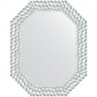 Зеркало Evoform Polygon 76х61 в багетной раме - Перламутровые дюны 89 мм арт-BY 7302 — фото 1, Зеркала в ванную комнату