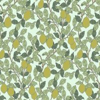 Обои LOYMINA Equator Флизелин (1*10,05) Зеленый, Листья/Фрукты арт-QTR3 006 — фото 1, Обои для стен
