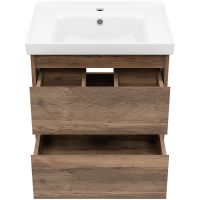 Товар: Тумба с раковиной Brevita Dallas 60 подвесная Дуб Галифакс олово арт-УТ000012648 - фото 3 Тумба с раковиной Brevita Dallas 60 подвесная Дуб Галифакс олово арт-УТ000012648 — фото 3, Тумбы с раковиной