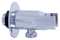 Шланговое подсоединение с держателем душа Rav Slezak Хром арт-MD0614R — фото 1, Шланговые подключения