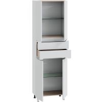 Шкаф пенал СанТа Лондон 60 Белый арт-524004 — фото 2, Пеналы для ванной комнаты