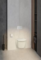 Комплект унитаза-биде Tece Spring S 955799 с инсталляцией с сиденьем Микролифт и клавишей смыва Хром глянцевый арт-S955799 — фото 9, Умные унитазы