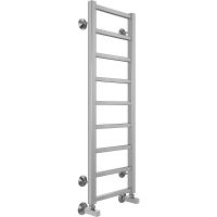 Водяной полотенцесушитель Terminus Контур П9 300х1000 Хром, нижнее подключение, G 1/2" ВР, с угловым соединением арт-4670078529664 — фото 1, Водяные полотенцесушители