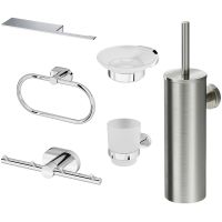 Набор аксессуаров для ванной AM.PM Sense L Хром арт-AK74D0606W — фото 1, Наборы аксессуаров для ванной комнаты