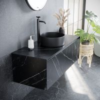Тумба под раковину Sancos Stone 120 подвесная Nero Marquina арт-ST120NM — фото 4, Тумбы под раковину