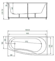 Товар: Акриловая ванна Aquatek Пандора 160х75 R без гидромассажа без панелей с каркасом (разборный) со слив-переливом арт-PAN160-0000054 - фото 4 Акриловая ванна Aquatek Пандора 160х75 R без гидромассажа без панелей с каркасом (разборный) со слив-переливом арт-PAN160-0000054 — фото 4, Акриловые ванны