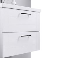 Тумба под раковину Aqwella Манчестер 70 подвесная Белый глянец арт-MAN01072 — фото 2, Тумбы под раковину