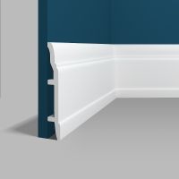 Плинтус Перфект 2000x150x22 мм арт-P63 — фото 1, Плинтуса напольные