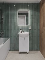 Товар: Тумба с раковиной Orange Лайт 45 Белый глянец арт-LA-45TUW+RA - фото 5 Тумба с раковиной Orange Лайт 45 Белый глянец арт-LA-45TUW+RA — фото 5, Тумбы с раковиной