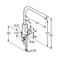 Смеситель для кухни Kludi L-Ine Хром арт-428140577 — фото 7, Смесители для кухни