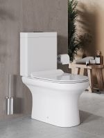 Унитаз компакт Agger с бачком и сиденьем Микролифт арт-AT04000 — фото 9, Напольные унитазы