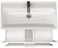 Тумба с раковиной Marka One Elena 80П подвесная Белый глянец арт-У96878 — фото 3, Тумбы с раковиной