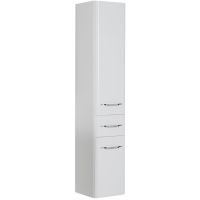 Шкаф пенал Aquanet Виченца 36 Белый глянец арт-196964 — фото 2, Пеналы для ванной комнаты