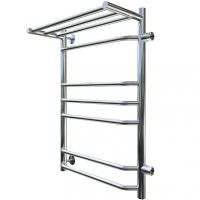 Водяной полотенцесушитель Тругор Браво 3 П ПМ R 80x40 с полкой Хром арт-Браво3/ПМ508040Пправ — фото 1, Водяные полотенцесушители