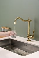 Товар: Смеситель для кухни Paulmark Retro Золото арт-Re213226-G - фото 4 Смеситель для кухни Paulmark Retro Золото арт-Re213226-G — фото 4, Смесители для кухни