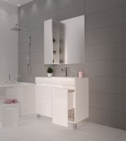 Товар: Тумба под раковину 1MarKa Cube 100Н Белый глянец арт-У79527 - фото 5 Тумба под раковину 1MarKa Cube 100Н Белый глянец арт-У79527 — фото 5, Тумбы под раковину