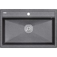 Кухонная мойка Paulmark Stepia 80 Графит арт-PM117551-DG — фото 1, Кухонные мойки