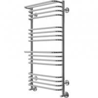 Водяной полотенцесушитель Ravak Optima 50х100 с полкой Хром арт-X04000083686 — фото 2, Водяные полотенцесушители