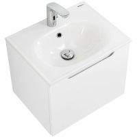 Тумба под раковину BelBagno Etna 50 подвесная Bianco Lucido арт-ETNA-500-1C-SO-BL-P — фото 4, Тумбы под раковину