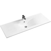 Тумба с раковиной SanVit Линк 120 с фактурой под дерево подвесная Ланселот арт-klink120 — фото 6, Тумбы с раковиной