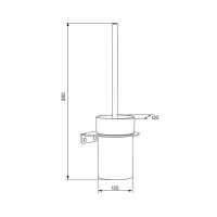 Ершик для унитаза Iddis Черный матовый арт-NOABLG0i47 — фото 3, Ершики для унитаза