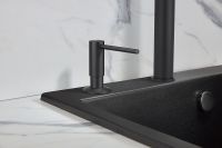 Дозатор для моющего средства Milacio Ultra Total Black арт-MC.931.TB — фото 3, Дозаторы для кухонных моек