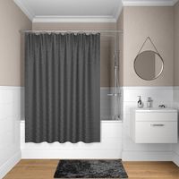 Шторка для ванны Iddis Basic 200x180 Серая арт-B35P218i11 — фото 1, Шторы для ванной