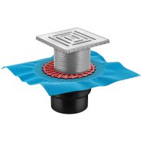 Товар: Душевой трап Berges Zentrum Uno 100x100 с решеткой Хром матовый арт-090471 - фото 1 Душевой трап Berges Zentrum Uno 100x100 с решеткой Хром матовый арт-090471 — фото 1, Трапы для душа