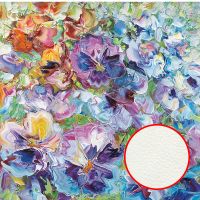 Фреска Ortograf Цветы 8000 Фактура флок FLK Флизелин (2,7*2,7) Разноцветный, Абстракция/Цветы/Живопись арт-8000 (флок FLK) — фото 1, Фрески