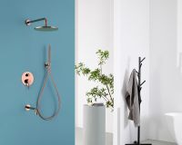 Душевая система Abber Wasser Kreis Розовое золото арт-AF8117RG — фото 2, Встраиваемые душевые комплекты