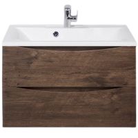 Тумба под раковину BelBagno Marino 75 подвесная Rovere Moro арт-MARINO-750-2C-SO-RW-P — фото 1, Тумбы под раковину