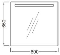 Товар: Зеркало Jacob Delafon Parallel 60 с подсветкой с подогревом и ИК-выключателем арт-EB1411-NF - фото 6 Зеркало Jacob Delafon Parallel 60 с подсветкой с подогревом и ИК-выключателем арт-EB1411-NF — фото 6, Зеркала в ванную комнату