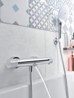 Смеситель для ванны Jacob Delafon Rivoli с термостатом Хром арт-E24325-CP — фото 4, Смеситель для ванны