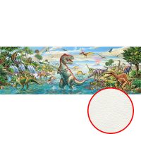 Фреска детская Ortograf Динозавры 6251 Фактура флок FLK Флизелин (8*2,7) Разноцветный, Животные арт-6251 (флок FLK) — фото 1, Фрески