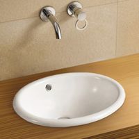 Раковина WeltWasser Deilbach 6016 49 Белый глянец арт-10000003889 — фото 1, Раковины встраиваемые сверху